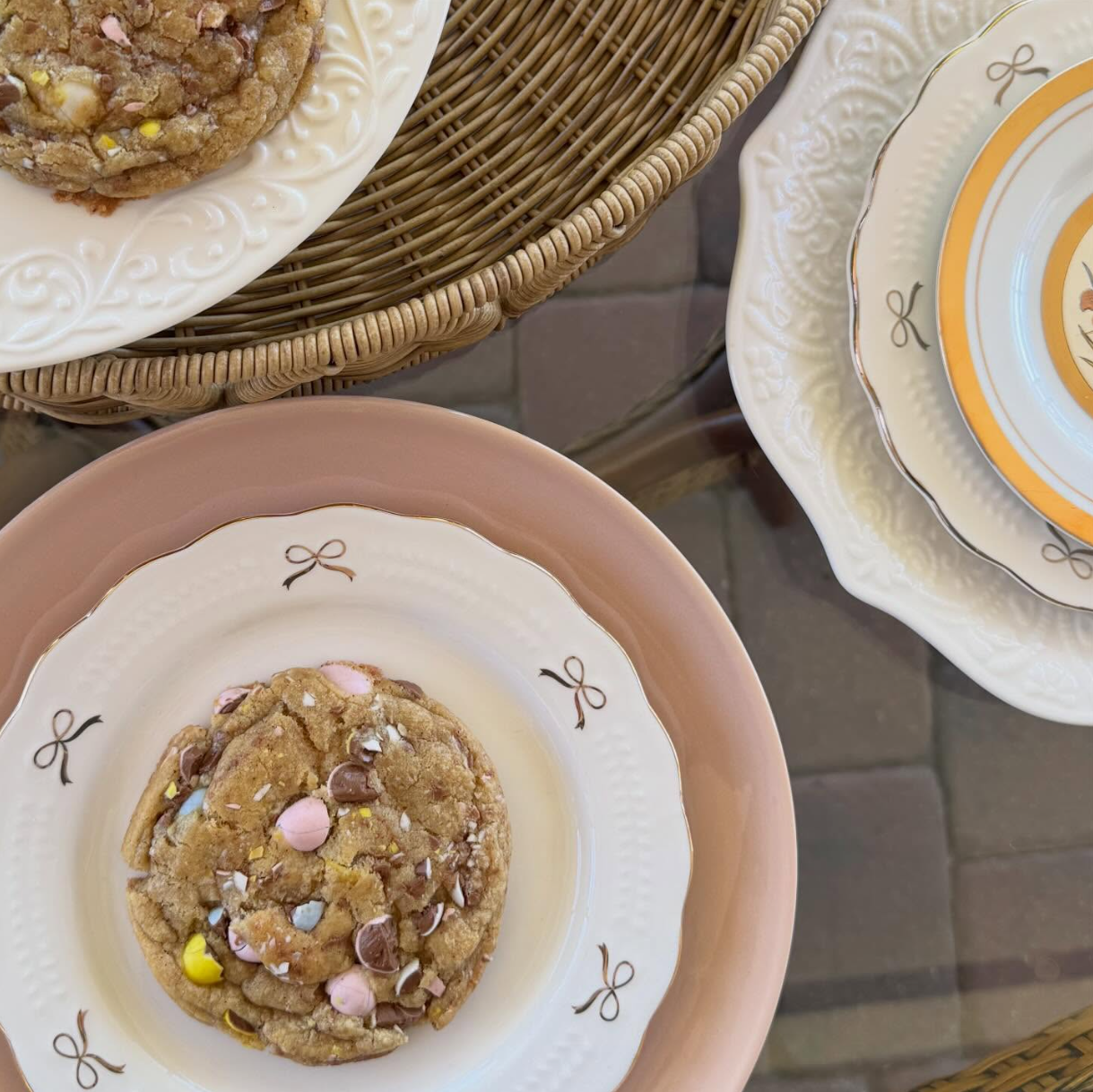 Easter themed sugar cookies